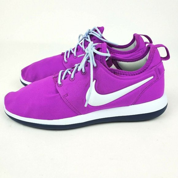 Nike Roshe Two Women's Size 7.5 (6Y) Hyper Purple 844655 500 Roshe Run Athletic - Picture 4 of 8